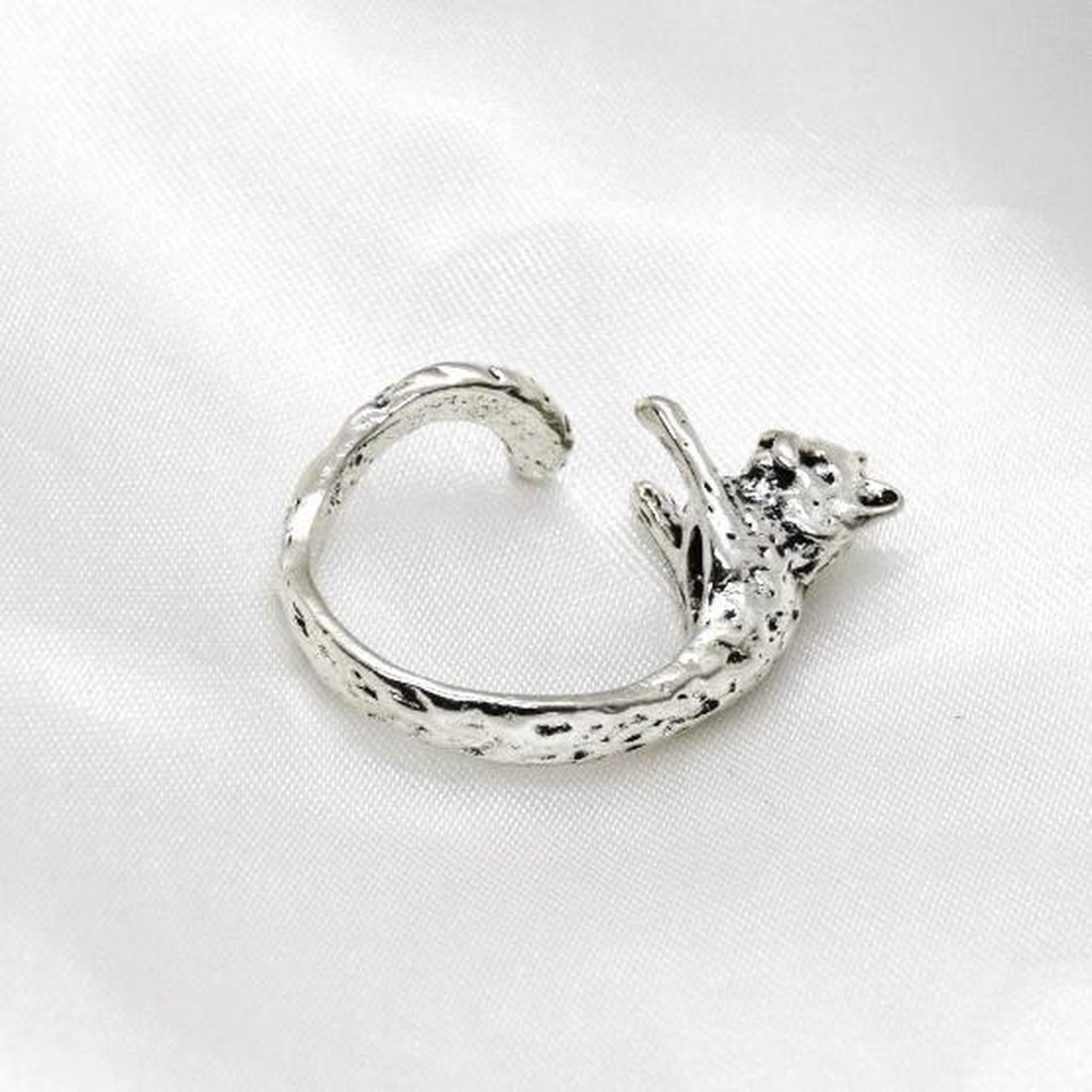 Silver Cat Ring - Picture 6 of 6
